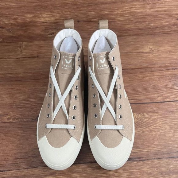 Veja Nova HT Canvas Hi Sneakers Men’s Tan - Picture 7 of 9